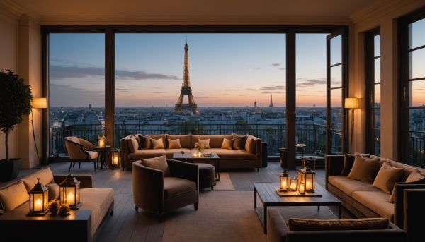 Les hôtels avec vue sur les toits parisiens fascinent