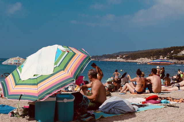 Carte détaillée des campings dans le Sud de la France bord de mer